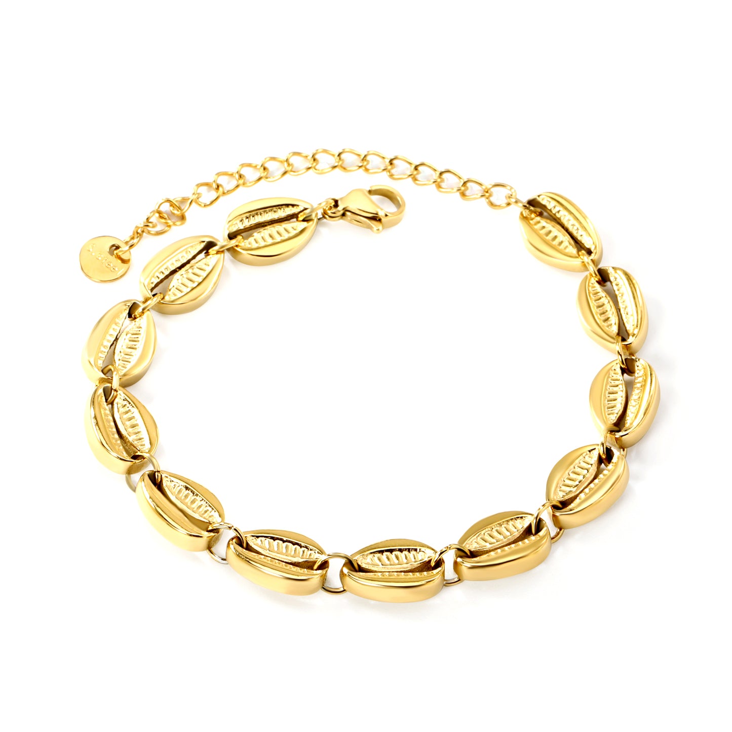 Cowrie Shell Gold Bracelet