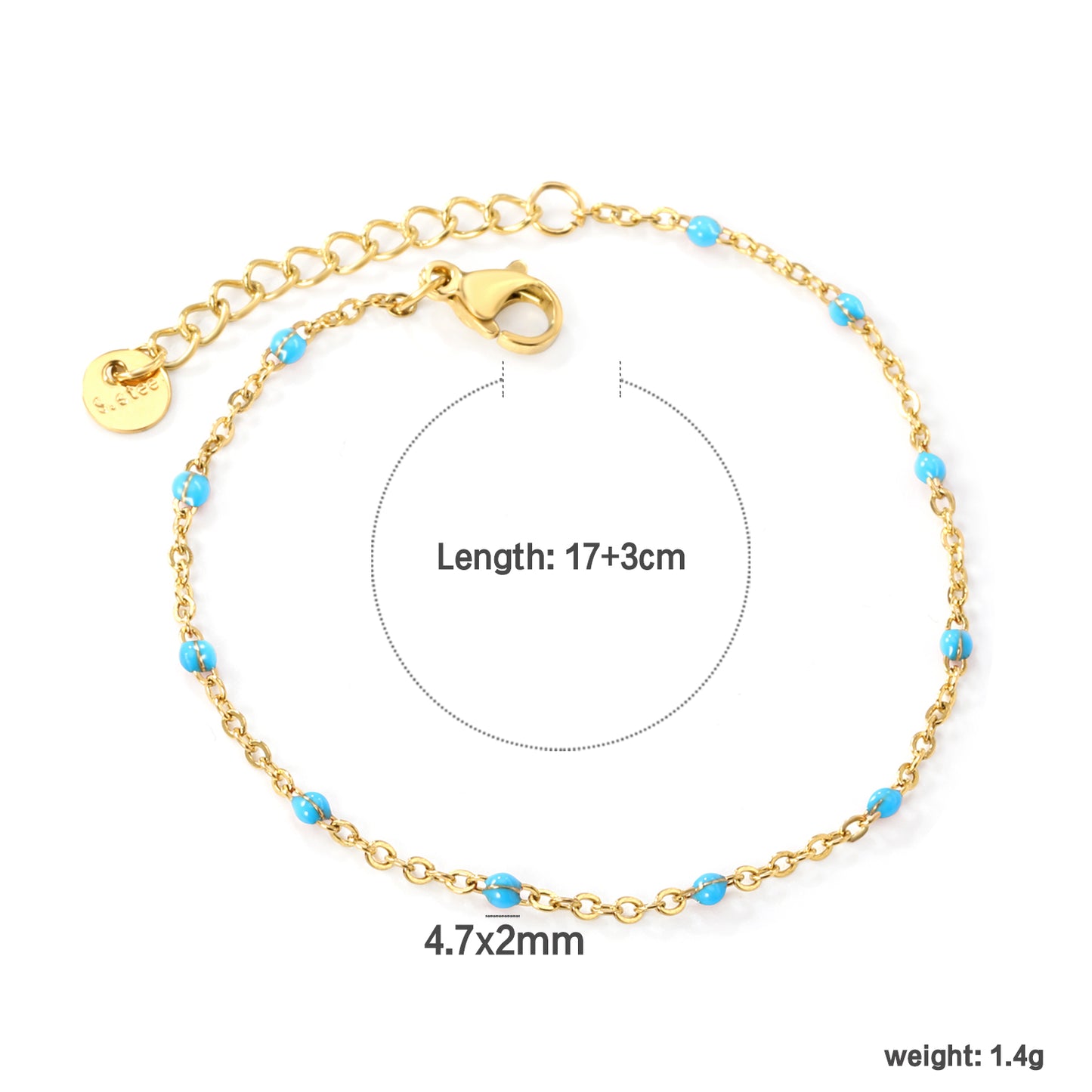 Dainty Dot Drip Bracelet