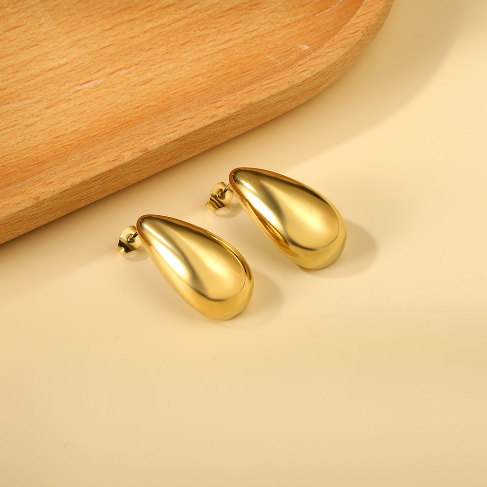 Timeless Gold Droplet Earrings
