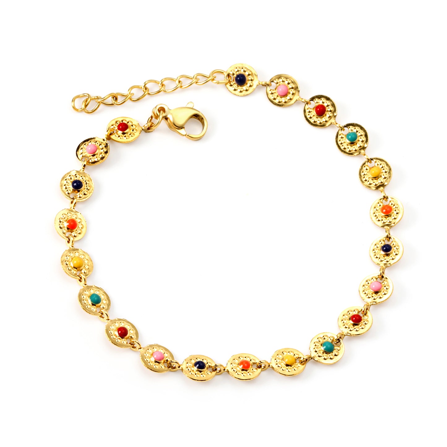 Boho Disc Bracelet