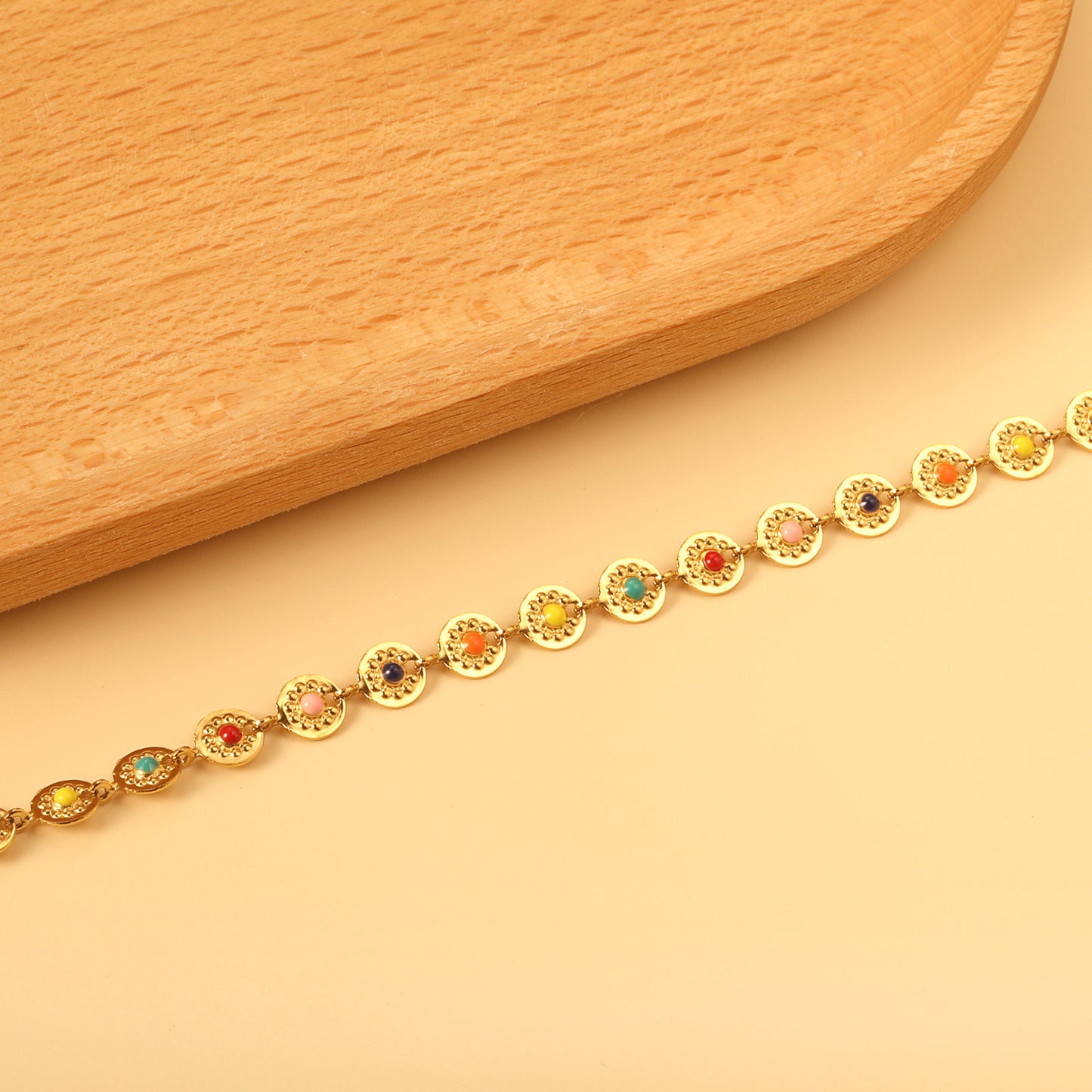 Boho Disc Bracelet