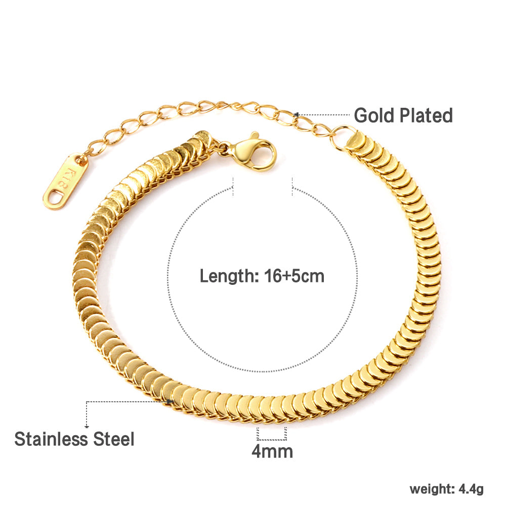 Herringbone Chain Bracelet