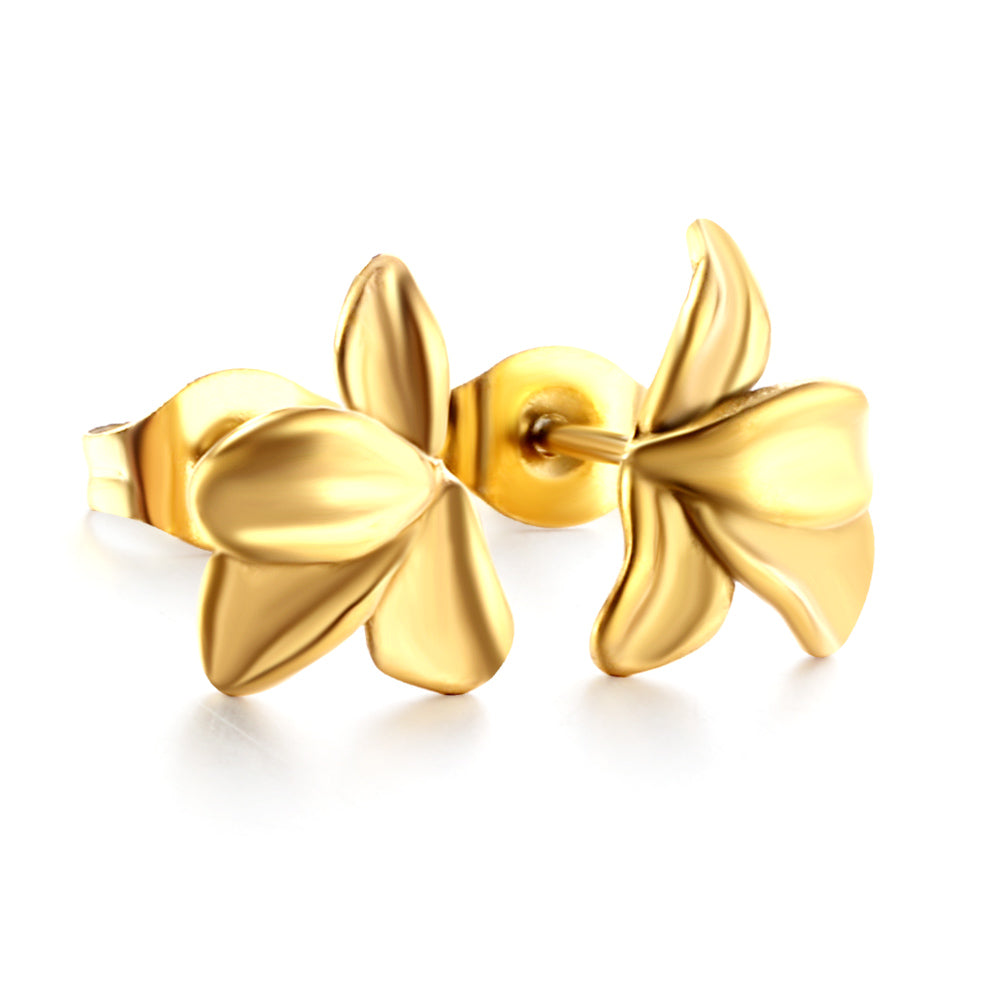Dainty Flower Petal Stud