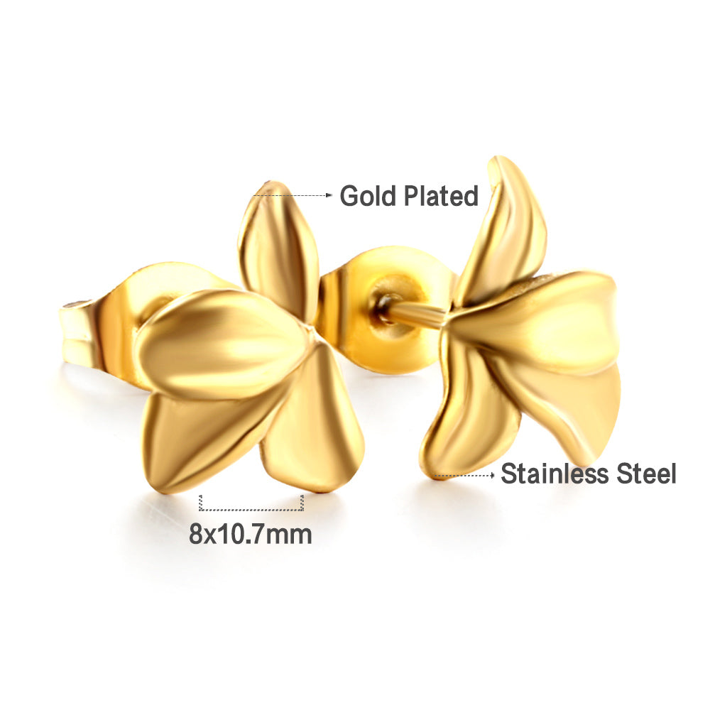 Dainty Flower Petal Stud