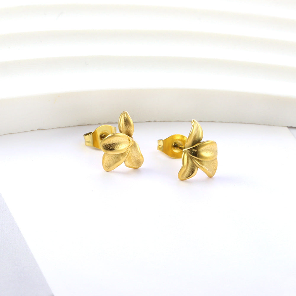 Dainty Flower Petal Stud