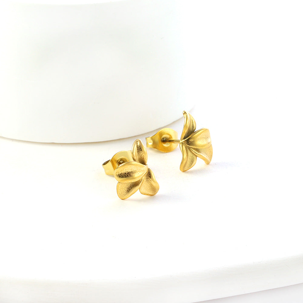 Dainty Flower Petal Stud