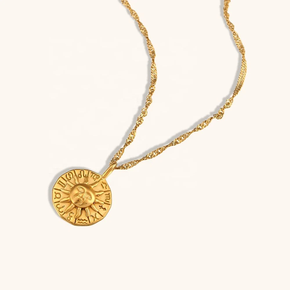 Aztec Sun Pendant