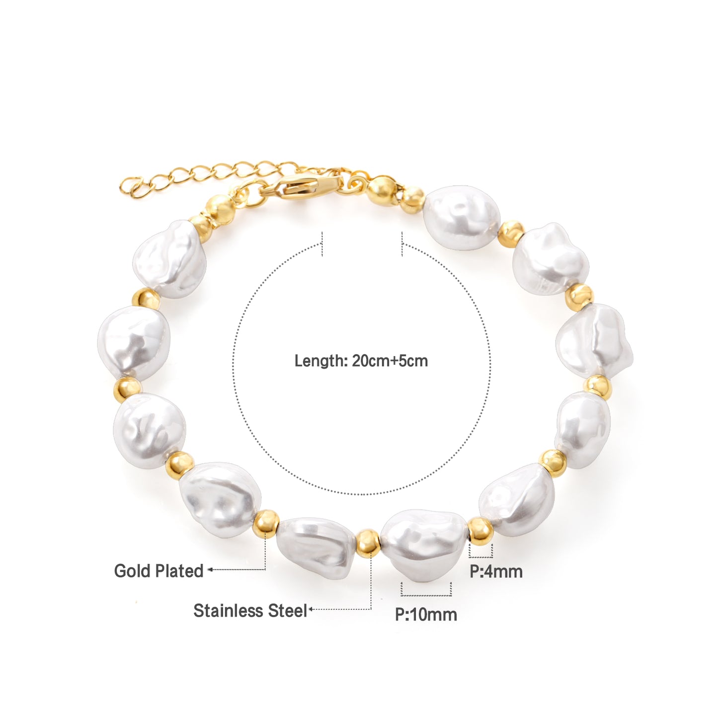 Baroque Pearl Bracelet