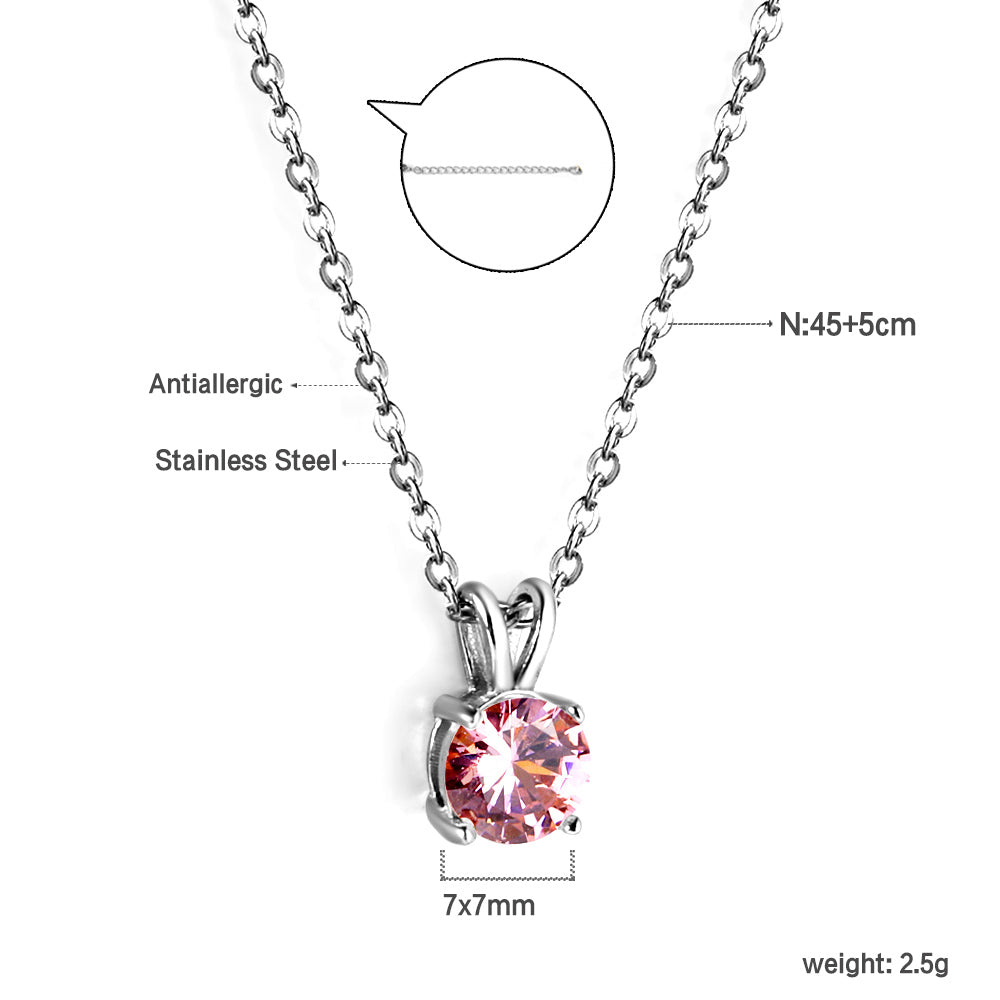 CZ Drop Pendant