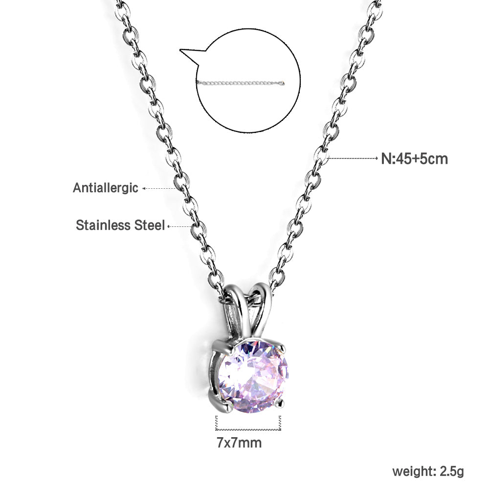 CZ Drop Pendant