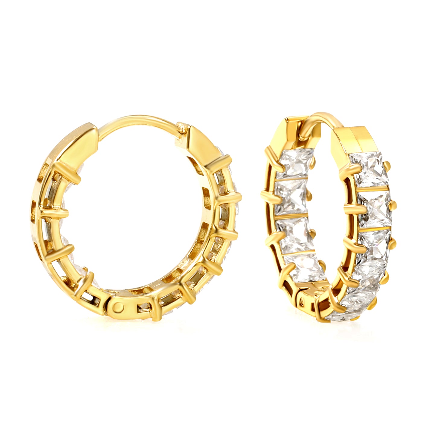 CZ Small Hoops