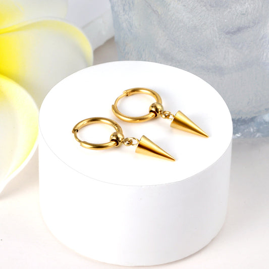 Stilleto Charm Huggies