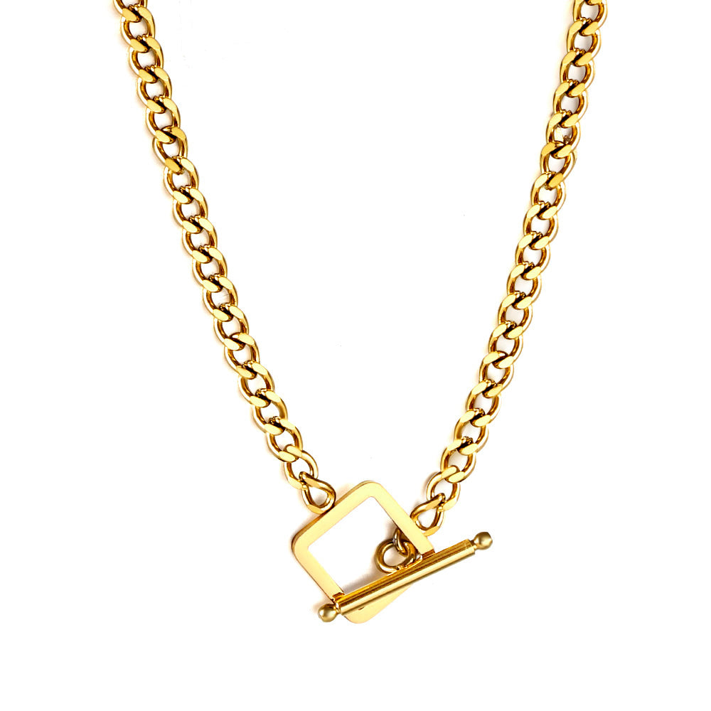 Cuban Link Toggle Necklace